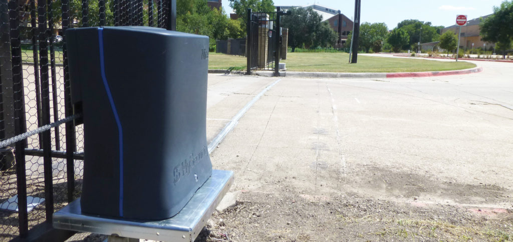 Nice HySecurity SlideSmart CNX beside a gate